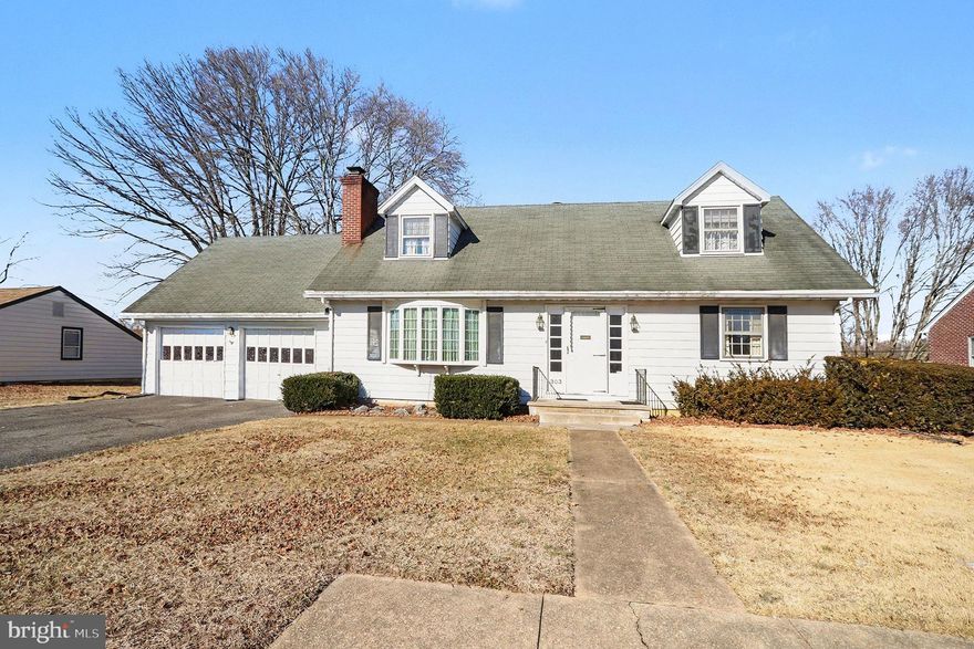 Affordably priced opportunity! Built in 1959 and offering 1,560 sq. ft. of living space, 4 bedroom, 2 full bath charming Cape Cod with close proximity to Rt 40, I-95 and the Delaware State line. Main level details include a spacious living room featuring well maintained, original hardwood flooring and a cozy wood burning fireplace (current owners have never used), formal dining room with built-in corner cabinets and hardwoods, kitchen, full bath and 2 bedrooms, both offering hardwood flooring. Upper level highlights include 2 sizable bedrooms, both with original hardwoods and a second full bath. Additional property details include a full basement, 2-car attached garage, fenced rear yard, natural gas heating, as well as town water and sewer. With plenty of vintage mid-century charm, this is a perfect opportunity for the new owners to add their own personal touch with a few upgrades and modern updates. LOADS of possibilities! If you are looking for a conveniently located, well priced place to call home, your search is over...303 Hermitage Drive...Welcome Home!!!
