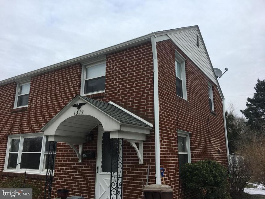 All brick semi-attached home in desirable Manheim Township School District. Three bedrooms, one bath, hardwood floors throughout. Newer windows, furnace, and central air conditioning.