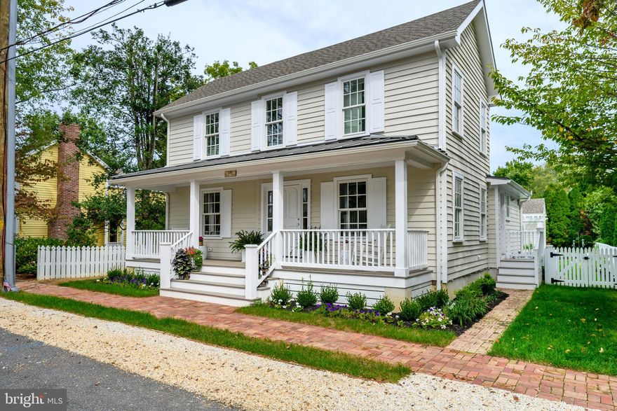 Tucked in a lovely Oxford location just minutes from all amenities, this completely redone 4 bedroom, 3.5-bath residence offers effortless Eastern Shore living with exceptional flexibility and charm. The light-filled main home features a formal dining room, private  office/bedroom, inviting family room with gas fireplace and wet bar with custom built-ins, and a top-of-the-line gourmet kitchen with cathedral ceiling, generous cabinetry, center island, and an adjacent mudroom with additional appliances.

Upstairs, the spacious primary suite overlooks the beautifully landscaped rear grounds and features vaulted ceilings, custom built-ins, and a walk-in closet, complemented by a comfortable guest bedroom and full bath. Outdoor living shines with a fabulous rear deck overlooking an in-ground swimming pool and manicured gardens—perfect for entertaining or quiet relaxation. A separate guest cottage with murphy bed ,full bath and kitchenette  adds even more versatility, ideal for guests, extended stays, or a private retreat.
Only a couple blocks to town owned waterfront,  shops, restaurants, parks,marinas and local market.  Move in ready home.