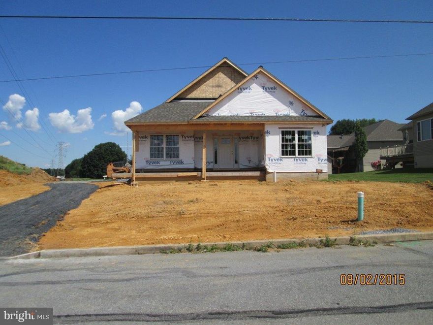 New Ranch home in East Petersburg borough! This spacious open floor plan offers over 1800 sq. ft. of convenient one floor living! 3 BR's, 2 bath, Great room with gas fireplace, efficient gas heat, public water & sewer, central air, laundry room, 2 car garage and a full basement on a one plus acre lot. Plenty of upgrades throughout!Easy access to Route 30 and 283. Hurry, still time for buyer to make interior selections.