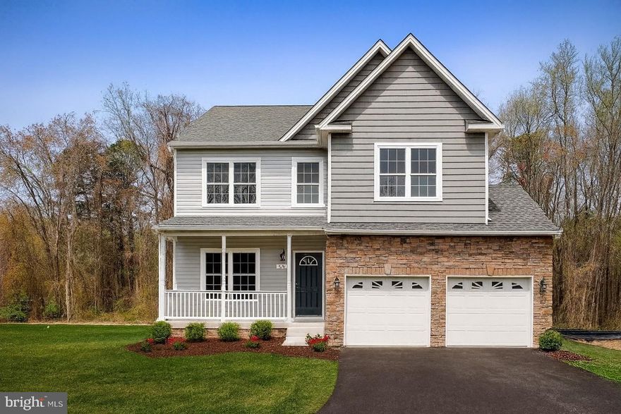 QUICK MOVE-IN + UP TO $30,000.00 IN CLOSING ASSISTANCE INCENTIVES WITH USE OF SELLER’S PREFERRED LENDER AND TITLE COMPANY, PLUS SPECIAL 4.75% FHA/VA FINANCING AVAILABLE THROUGH SELLER'S LENDER!! Nestled within a well-established community with mature trees and open green space right across the street, this brand-new Platinum Package Magnolia home offers the charm of a traditional neighborhood with the comfort of modern living. This upgraded model will include a finished basement and enhanced amenities for elevated living. A welcoming front porch and partial brick exterior create instant curb appeal, while a two-car garage with individual doors and openers adds both style and convenience. Step inside to find engineered hardwood flooring flowing throughout the main level, a private study with French doors, and a spacious family room centered around a propane fireplace with black slate surround and craftsman mantle. The open staircase features elegant oak railings with wrought iron balusters, leading to an upper level designed for convenience and comfort. Upstairs, the owner’s suite showcases a tray ceiling, spa-like bath with a soaking tub and separate shower, while the additional bedrooms are served by bathrooms finished with 12x24 ceramic tile surrounds. A second-floor laundry and dual-zoned HVAC system add everyday ease. The fully finished, walkout lower level offers even more versatile living space to suit your lifestyle, featuring a private bedroom, full bathroom, and open areas perfect for entertaining, recreation, or guest accommodations. With HOA fees of only $48/month, up to $30,000 in builder incentives with preferred mortgage and title companies, and a 10-year limited structural warranty, this home is a rare opportunity. Conveniently located near Rt. 301/50 & Rt. 214 (Central Ave.), you can be anywhere you need to be in minutes. Built by a trusted local father-and-son team with more than 50 years of experience, AR Builders is known for quality craftsmanship and attention to detail. If possible, please schedule your showing between Tuesday and Saturday from 12:00 to 5:00 p.m., when our helpful community manager will be on site to assist you.