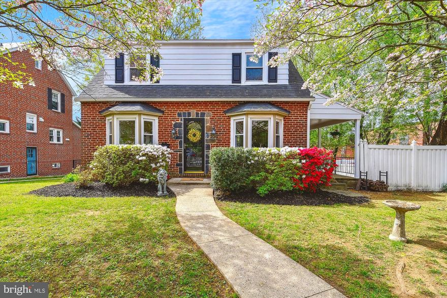 Open House SUNDAY 4/27/2025 12-2. Welcome to 501 Dunkirk Road in the heart of the highly coveted Anneslie neighborhood in Towson. This storybook property is ready for it's new family to come make this house their HOME. Offering 3 bedrooms, 2.5 bathrooms and features the perfect blend of classic charm with newer updates. The whole interior of the home was freshly painted (April 2025). The sunny main level layout is traditional yet comfortable, beyond just the kitchen, living room (with dentil crown molding), and dining room, this level comes with access to the covered patio, access to the deck, a working fireplace in the living room, a convenient powder room, and an addition creating space for a breakfast nook/eat-in kitchen area for more casual meals.  All appliances in the kitchen were replaced in 2023-2024, including a Double-Oven/Induction Range for the foodies! The upper level of the home has 3 bedrooms and 1 full bathroom. The upper level is all original hardwood floors, and the primary bedroom is very large and offers built-in shelving and exposures on 3 sides for abundant natural light.  The two secondary bedrooms also feature plenty of natural light and plenty or closet space or custom built-ins. The lower level is fully finished with newer LVP flooring is the Rec room (2023), a full bathroom with bathtub, a clean/bright laundry/utility room that includes a new freezer (2024), and a decorative mantle. The property sits on one of the biggest lots in Anneslie  with mature Dogwood trees, Azaleas, and plenty of backyard space, this property offers a peaceful sanctuary for it's owners to enjoy and relax. The almost-new playset/swing was recently installed and will remain with the property. There is plenty of street parking but for added convenience this property boasts a 2 car detached garage. The roof is from 2017 and the sewer line was replaced in 2016.