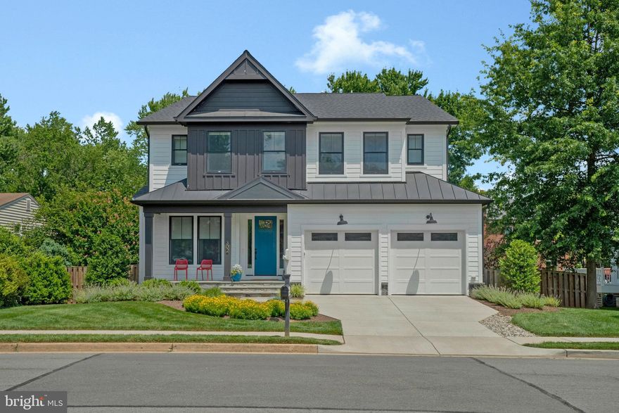 Welcome to your dream home at 302 Jade Court NW, Vienna.  Vienna is consistently ranked as one of the best places to live in the DC metropolitan area.  Nestled in a serene cul-de-sac, this expansive modern farmhouse offers an impressive 6,000+ square feet of living space on a generous 11,342 square foot lot and plenty of walkability.  With 6 bedrooms and 7 bathrooms, this home is designed to accommodate both comfort and style. The main level boasts an open-concept design with 10-foot ceilings, flowing seamlessly from a spacious family room to a gourmet kitchen. The kitchen features dual islands, two ovens, built in fridge with paneled doors and a walk-in pantry.  Hardwood floors throughout, custom built ins, and a dedicated home office provide a quiet and professional space.  Primary Suite has a boutique style walk in closet and a spa inspired bathroom.  All remaining bedrooms are en suite. The fully finished basement is an entertainer’s paradise with a wet bar and ample space for recreation.  A must see!