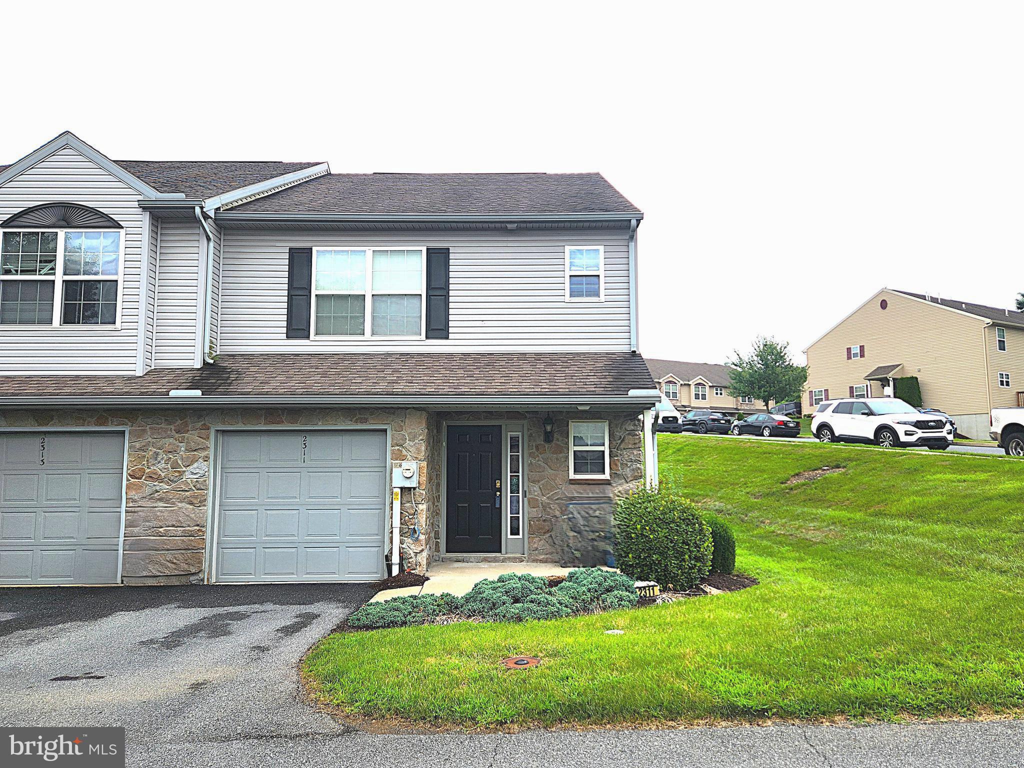Welcome home to this updated & move-in ready 3 bdrm, 2.5 bath end unit in the popular Bumblebee Hollow development. The spacious main floor features an open floor plan, allowing flexibility of space usage and a beautifully updated kitchen highlighted by the ever popular black-stainless appliances. Second floor features an oversized owners’ suite with 2 closets & full bath, 2 additional bedrooms, full main bath, plus 2nd floor laundry room & plenty of extra closet space. Everything you need is here with all appliances remaining plus a BRAND NEW central air and gas furnace offers maximum energy efficiency and peace of mind of a major future expense avoided! Association dues cover lawn care, snow removal, gym, pool playground & dog park and makes for easy living at its finest. Schedule your showing today, this amazing home certainly will not last in this market!