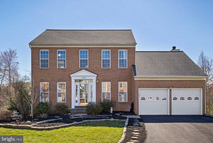 **Offer deadline Saturday 3/11/23 at 7pm.*** Welcome to 12926 Cedar Glen Lane! This colonial style home in a desirable neighborhood has wonderful features for a modern home owner. The two story foyer welcomes you into the home's main level. The main level has grand 9ft ceilings throughout. The living room leads directly into the light filled dining room with extended bay windows overlooking the tree lined yard. Adjoining the dining room is the kitchen which has newer stainless steel appliances and an eat in area for casual meals. The kitchen overlooks the extraordinary 18x20ft family room with a wood burning fireplace. A walk-in pantry is adjacent to the garage access door to easily store any bulk shopping purchases. A main level laundry with newer Energy Star front load washer and dryer makes laundry management a breeze. 
The upstairs features newer carpet throughout all 3 large bedrooms. The full bathroom in the hall has extended counter length that allows for a vanity space. The double doored primary bedroom is large enough to easily accommodate a king sized bed and bedroom set furniture. Light pours into the oversized primary bath from a large picture window that that has creek views.
The lower level of the home is fully finished with a rec room, full bath, and abundant storage. Ground level windows and a sliding glass door provide lots of light  for this extra living space. Through the sliding glass doors you walk out to a beautiful brick patio and level backyard with lush green grass and multiple seating areas.
The outdoor space for this home is top notch. The home backs to a wooded area with a creek and only has neighbors on one side. Open HOA common space is adjacent to the property and features a swing set and full basketball court. Take a stroll to the lake that is across from the property and have a seat on one of the many benches near the water.
This is a commuter's dream with easy access to 267, Rt 28 and Fairfax County Parkway. Woodland Park Crossing, a pedestrian friendly shopping center, offers a Harris Teeter, eateries and a fitness center which is less than a mile away and accessible by sidewalk and car. Frying Pan Farm is a neighborhood favorite! The farm is a wonderful community feature with many animals and a country store that are great to visit all year round. 
This home has been wonderfully maintained by a family for 25 years. Major exterior work on the roof and siding was completed in 2012. The roof was replaced with high wind shingles and the aluminum siding was replaced with Tyvec HomeWrap under new vinyl siding. 
Come see this wonderful home surrounded by green space, shops, and community interests.
