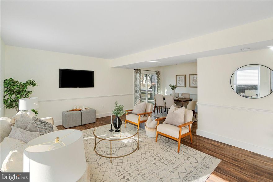 Welcome to this beautifully renovated 2-bedroom, 1 full bath home nestled in the sought-after Kings Court community. Thoughtfully updated from top to bottom, this home features luxury vinyl plank flooring throughout and fresh, modern paint that enhances the abundance of natural light streaming through every room.

The kitchen has been completely refreshed with new cabinetry, sleek countertops, and a striking backsplash—perfect for both everyday living and entertaining. The fully renovated bathroom showcases modern finishes and a clean, spa-inspired design. Major systems have already been updated, including a newer roof and HVAC, offering long-term peace of mind for the next owner.

Step outside from the dining area onto a private patio, ideal for grilling, outdoor dining, or relaxing with friends. Conveniently located near major commuter routes, this home offers easy access to shopping, dining, and daily essentials. A true move-in ready opportunity combining style, comfort, and location.