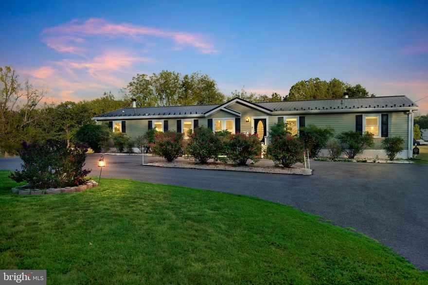 Welcome home to this charming and meticulously maintained one-level residence nestled on an expansive 3.75-acre lot in the heart of St. Mary's County. Boasting 4 bedrooms, 2 baths, and a convenient 1-car garage, this property offers the perfect blend of comfort and tranquility.

As you approach the home, you'll be greeted by a picturesque landscape and a level lot, providing a serene and inviting atmosphere. The exterior showcases a durable metal roof installed for lasting protection and a modern aesthetic. The siding, replaced by the renowned Bob Green Siding, not only enhances the home's curb appeal but also ensures durability and a timeless appearance.

The property's curb appeal is further enhanced by the meticulously installed HVAC and new gutters in 2020, ensuring optimal comfort and efficiency. Step inside to discover a thoughtfully designed interior with an abundance of natural light and a seamless flow. The living spaces are adorned with new windows that not only enhance energy efficiency but also frame scenic views of the surrounding greenery.

The well-appointed kitchen is equipped with modern appliances, granite counter tops offering a perfect setting for culinary enthusiasts. The dining area provides a delightful space for enjoying meals with family and friends. This home extends beyond its walls, with three sheds included on the property, offering ample storage for tools, equipment, or recreational gear.

The expansive backyard is an open canvas, inviting you to create the outdoor oasis of your dreams. Adding to the allure of this property is a charming gazebo, perfect for relaxing afternoons or entertaining guests in a picturesque setting. Whether you're sipping coffee on the front porch, enjoying the gazebo, or exploring the vast acreage, this home offers a multitude of spaces to appreciate the beauty of its surroundings.

Conveniently located in St. Mary's County, this residence provides easy access to local amenities, schools, and recreational opportunities. Don't miss the chance to make this captivating property your new home – a perfect blend of modern comforts, natural beauty, and high-quality craftsmanship awaits you. Schedule your private tour today!