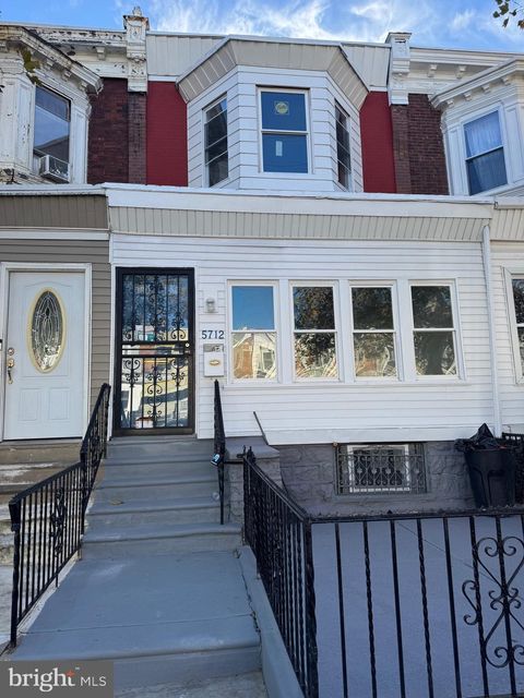Townhouse For Sale - 5712 Springfield Avenue<br/> PHILADELPHIA, PA 19143
