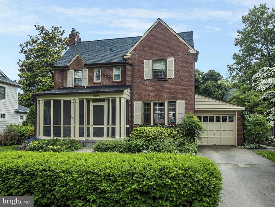 Lovely 3 BR, 3 BA home in Battery Park.  Entry foyer, LR w/ fpl, large DR, kitchen w/access to gar & yard. MBR w/ ensuite Ba, 2 add'l BR's up, floored attic. LL Rec Room w/ Full Ba. Front & Rear screened porches, 1 car att. gar, patio. Battery Park Club, Walk to Bethesda. House in good condition, but being offered "as is." OFFERS DUE TUES 6/10 @4PM.