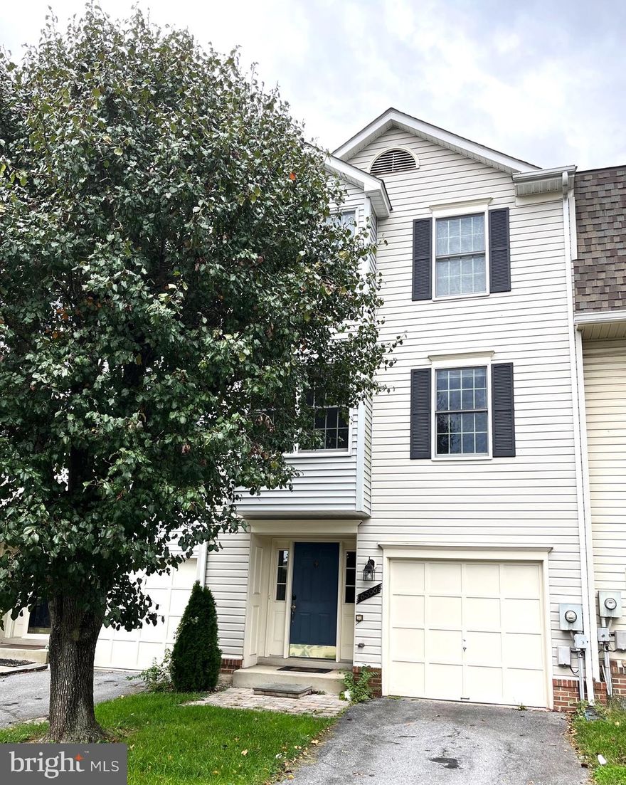 Welcome to this wonderfully cared for townhouse in the Hannover neighborhood off of Ballenger Creek Pike.  Just outside downtown Frederick, this home is well appointed with a new furnace (2023), new roof (2019) and new carpet (2021).  This spacious home has three levels with the top level having three bedrooms and two full baths.  The kitchen is very large with space for a dinner table.  Owners will enjoy the quiet cul-de-sac location and their large deck backing to wooded parkland.  Parking is easy with the one-car garage, two driveway spaces and amble visitor spaces for your guests.  This home is a "10" and move-in ready.