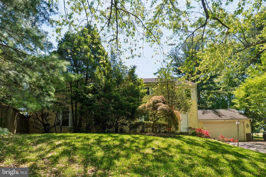 This well maintained and updated Colonial home is situated on a cul-de-sac with easy access to Center City, the expressway. This is a large well designed home with a 2 car garage plus a fenced picturesque backyard complete with an in-ground heated pool with safety screens and a secure lock, lush landscaping, built-in gas grill area, gas fire pit, swing set, shed, dog house, landscape lighting ,sprinkler system(front and back) plus privacy for all of your outdoor entertaining. There is a vestibule entry area with a coat closet that opens to the foyer. The living room has a gas fireplace and hardwood floors. The large gourmet kitchen has wood cabinets, granite countertops, stainless steel appliances including a built-in microwave, gas range, dishwasher and refrigerator plus a pantry closet and desk area There  is an Anderson sliding door to the backyard. There is another huge walk-in pantry closet in the hallway. The kitchen is open to the  spacious family room with great natural light that has a sliding door plus an entrance to the patio and backyard. The formal dining room has hardwood floors. There is a large mudroom/laundry room with a shoe storage closet.  A powder room completes this level. The 2nd floor has an enormous main bedroom suite. Large bedroom area with a ceiling fan, track lighting plus a large sitting area with built-ins for relaxing. There is a huge walk- in closet plus a linen closet. The main bathroom has a soaking tub, walk-in shower with multiple shower heads for a spa experience and double sink vanity. There are 3 additional spacious bedrooms with ceiling lights and large closets. The hall bath has a double sink vanity and a tub/shower. There is a linen closet in the hallway. There is a full finished lower level including a family room, full bath ,additional room that can be an office or exercise room  plus storage rooms. This home is exceptional throughout. This is an ideal floor plan for easy living at its best. Neutral decor throughout. Features include a Tesla charging station on the exterior of the garage, 2nd floor windows replaced in 2012, roof(2017),newer Anderson sliding door in the kitchen, toilets replaced in the last 4 years, extensive exterior lighting including landscape lighting, sprinkler system in the front and back of the home. Easy access to the Cynwyd Trail via walking trails. This home is a gem. You will not be disappointed.