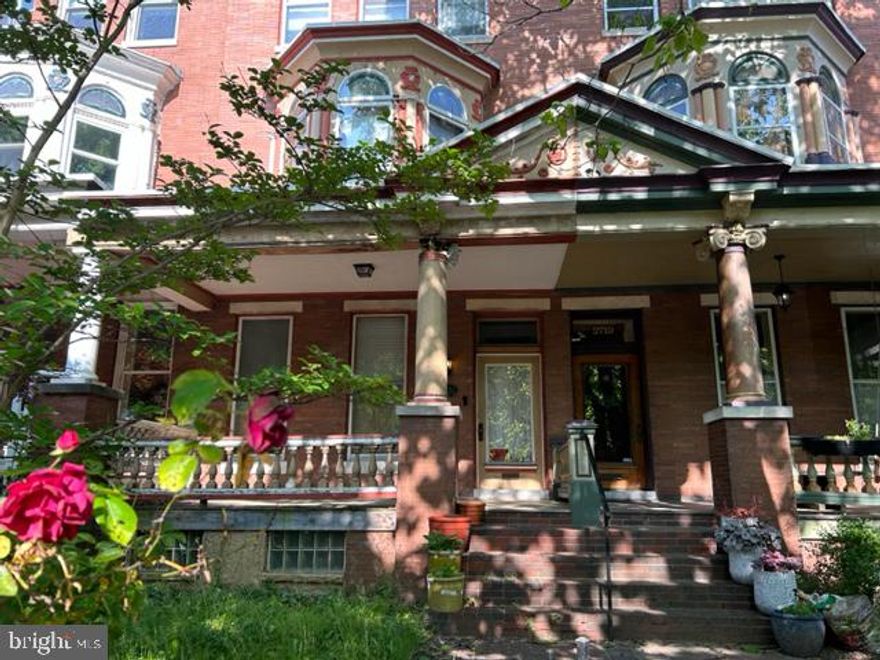 Charming elevated front porch Victorian Grande Dame in the heart of Historic Charles Village. This home has a lot to offer including a gated front yard,  hardwood floors, handsome pocket doors and lots of original detailing and woodwork, spacious rooms,  with off street parking and so much more!   Convenient to JHU Homewood campus, Union Memorial Hospital, Waverly Farmers Market, Penn Station, & Wyman Park Dell. 1 block to Hopkins Shuttle. Offered strictly as-is.