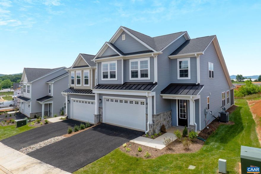 Mountain views set the backdrop this home, under construction now and expected to be completed in June '26. The main level keeps things simple with an open layout, 9' ceilings, and a kitchen that makes room for everyday meals or impromptu get-togethers with its oversized island. The family room gets plenty of natural light, and the main-floor primary suite is tucked away for a little more privacy. A stepless-entry two-car garage connects to the laundry area, and wider hallways throughout the main floor offer a bit more elbow room. Upstairs, the loft is a flexible space that can take on whatever you need?a spot to work, unwind, or host overnight guests. Two additional bedrooms with walk-in closets, a pocket office, and a shared bath add even more room to spread out. Photos are of a similar home and may different options and upgrades.,Quartz Counter,White Cabinets,Fireplace in Family Room