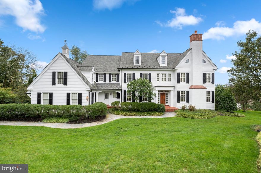 Stunning colonial set on a private cul-de-sac overlooking Applebrook Golf Club!  This Pohlig built home offers elegant and versatile spaces, custom millwork,  lovely outdoor patio with spectacular views and a large yard making it perfect for entertaining and everyday living! Enter through the grand foyer and you are welcomed by warm hardwoods, custom moldings, a stunning staircase and an abundance of natural light.  The formal living room and dining room are both off of the foyer allowing for an open and spacious feel wonderful for entertaining.  The kitchen is a chef’s dream with a large seated island, stainless appliances, Calacatta Gold marble counters, walk in pantry and custom white and gray cabinetry.  A Thermador gas range with grill and griddle, professional hood, Miele  Dishwasher and Sub Zero Refrigerator make cooking in this kitchen anything but a chore! A butler's pantry offers additional storage, a wet bar and wine rack and leads to the large formal dining room.  The large great room features a gas fireplace and a coffered ceiling. The home office is tucked away off of the formal living room.  A formal powder room with grass cloth wallpaper, back staircase and  mudroom with built ins, a 2nd powder room and access to the 3 car garage round out the first floor.  The oversized primary bedroom suite is located at the top of the stairs.  With a large bedroom, views of the golf course and park, large bathroom and dressing area, complete with window seat, with dual custom outfitted walk-in closets closet this suite will delight! The sumptuous primary bath features custom cabinetry, marble counters, his/her vanities, a dressing area, soaking tub with marble surround with spectacular views, frameless glass shower and a private WC.   Bedroom #2 is large with a double door closet and features an en-suite bath with neutral finishes and frameless shower door.  Bedrooms 3&4 are both spacious with ample closet space and share a jack and jill bathroom with double vanity, neutral tile,  a tub/shower combo and private shower/toilet room.  There is an unfinished space with a cedar closet that could easily be finished as bedroom #5 or bonus room!  The Lower Level features full sized windows and high ceilings making it a perfect space for finishing. Outside the 1 acre lot allows for privacy and the flagstone patio offers a wonderful dining space for al fresco dining overlooking the golf course and East Goshen Park!  All of this located in Award Winning West Chester Schools and convenient to major highways and transportation!