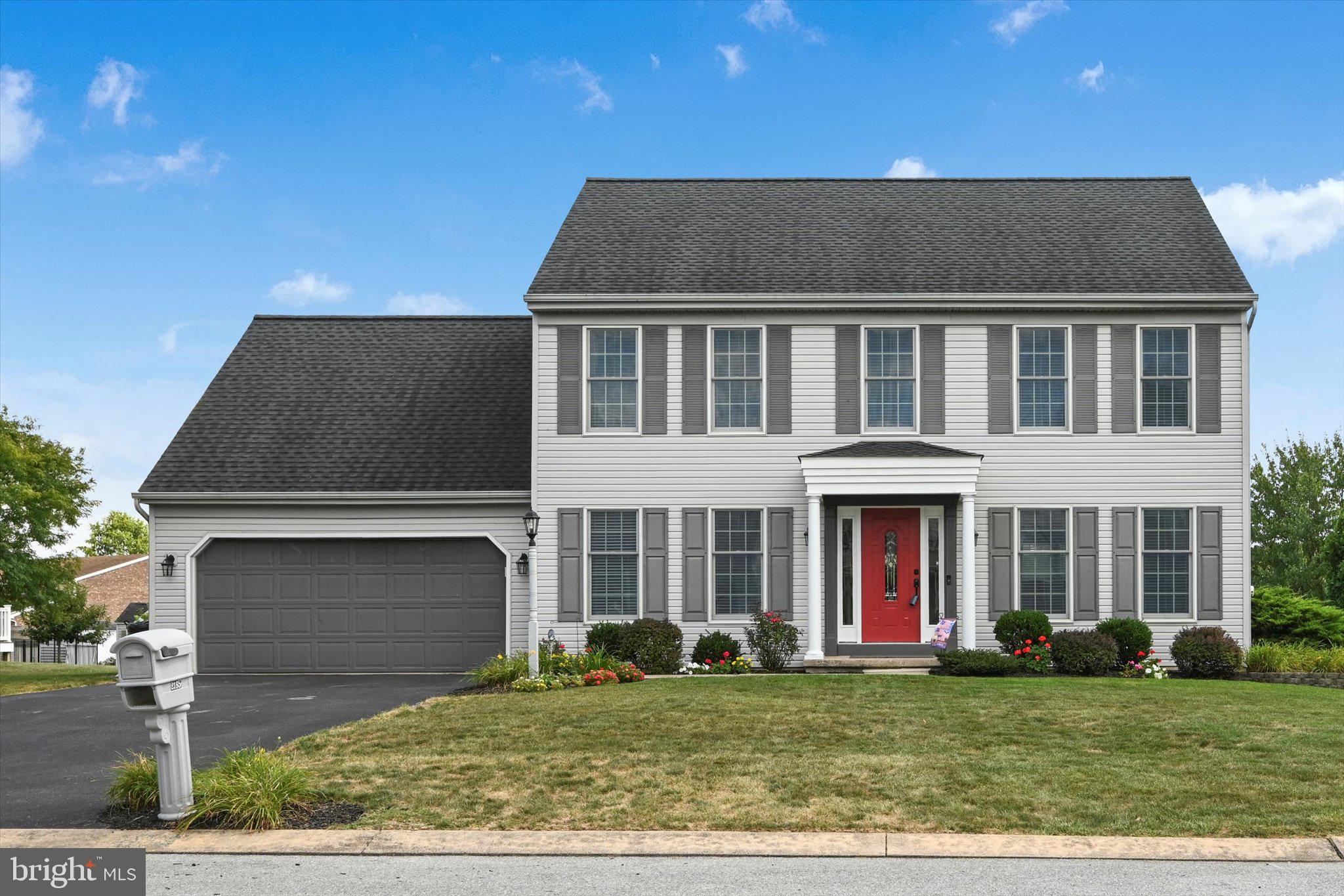 Welcome to 2165 Andrew Avenue! This well maintained 4-bedroom, 2.5-bath home offers a convenient location with quick access to Route 283, making commutes to Harrisburg and Lancaster a breeze. The main level features luxury vinyl plank flooring throughout, a spacious family room with a cozy gas fireplace, and a formal dining area—perfect for entertaining. The updated kitchen boasts white cabinetry, a center island, and stainless steel appliances. Upstairs, you'll find a generous primary suite with a private en-suite bath, along with three additional bedrooms and a full hall bath. Enjoy the outdoors with a large backyard ideal for gatherings, play, or relaxation, plus a storage shed for added convenience. Don’t miss this move-in-ready home in a desirable location!