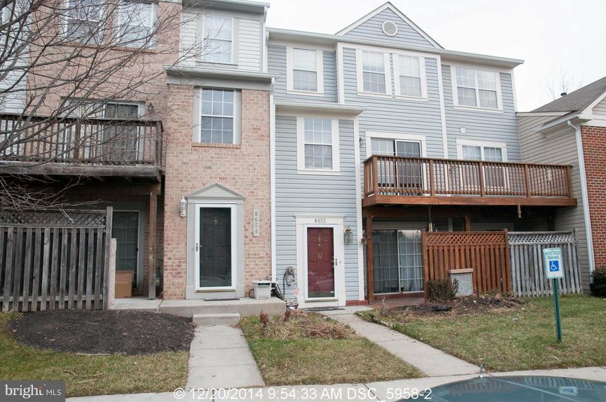 House could use some cosmetic work but has a lot to offer: 3 above-grade levels, 3BRs (1 w/ en suite BA!), 2 full BAs + 2 1/2 BAs, SS & granite KIT, wood floors, C/AC, front patio, rear deck & great location!  Condo NOT FHA approved. SOLD AS-IS.  GR/HOA/Condo/FF fees TBD by buyer.  >> AGENTS   SEE AGENT REMARKS FOR OFFER INSTRUCTIONS.