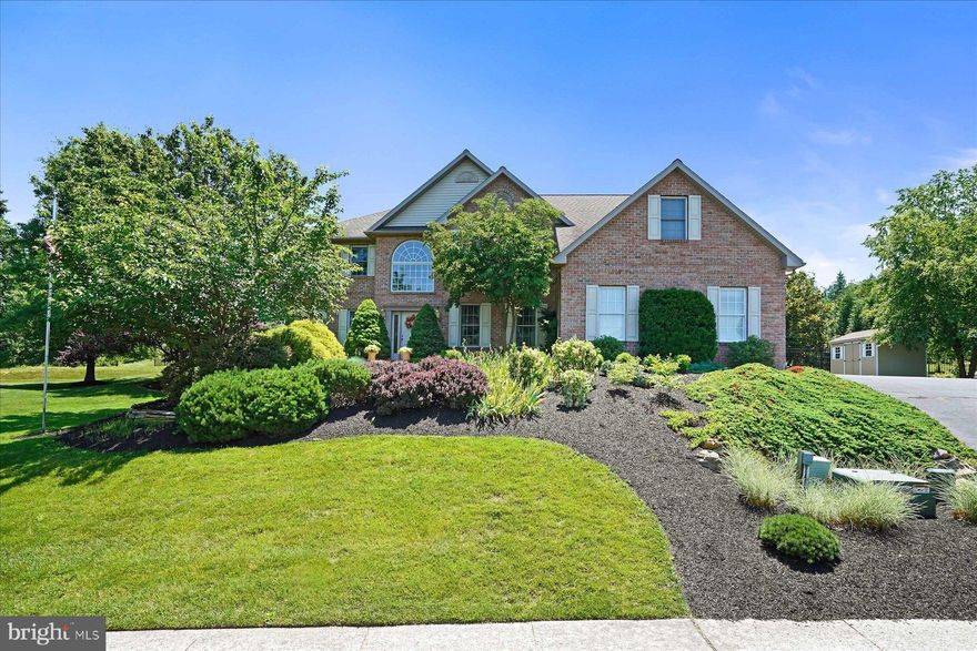 You must see this beautiful contemporary home located on a professionally landscaped .55 acre lot in the desirable subdivision of Exeter Golf Club Estates. This home offers 4,210 square feet of exceptional living space with a floor plan that will work for everyone! Enter through an impressive 2-story foyer with tile flooring and a turned staircase that is flanked on the left by a roomy formal living room, as well as a gracious dining room with picture frame molding and a tray ceiling. On the right, you will find a private first floor office with double windows. Straight ahead is a spacious family room that is sure to impress with its vaulted ceiling, skylights, hardwood floors, two large windows, and gas fireplace with white mantle. This flowing open concept then takes you into the updated eat-in kitchen offering granite countertops with a breakfast bar, stainless steel appliances, gas cooktop, double wall oven, recessed lighting, and pantry. You will also find a powder room and a convenient main floor laundry room on this level. Upstairs, by way of the dual stairways, there is the huge owner's bedroom suite featuring vaulted ceilings, a walk-in closet, sitting area, and a full bathroom with a double sink vanity, jetted tub, and a stall shower. This second level also features a wide open hallway, a full hallway bathroom, and an additional three nicely-sized bedrooms. Downstairs you will find the expansive basement perfect for all of your storage needs, and it could be easily finished with its two large windows.Outside is an oasis with mature landscaping, a flat, fenced, usable backyard, and a sizable deck with an overhead awning. Other notable features of this amazing home include: economical gas heating, a newer roof (2014), gutter guards (2021) and an oversized side-entry 3-car garage complete with a newly installed electric vehicle charging outlet! So call for your private showing! A one-year Cinch home warranty is also included!