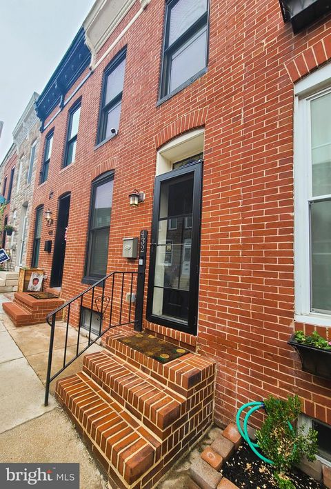 Townhouse For Rent - 432 E Clement Street<br/> BALTIMORE, MD 21230