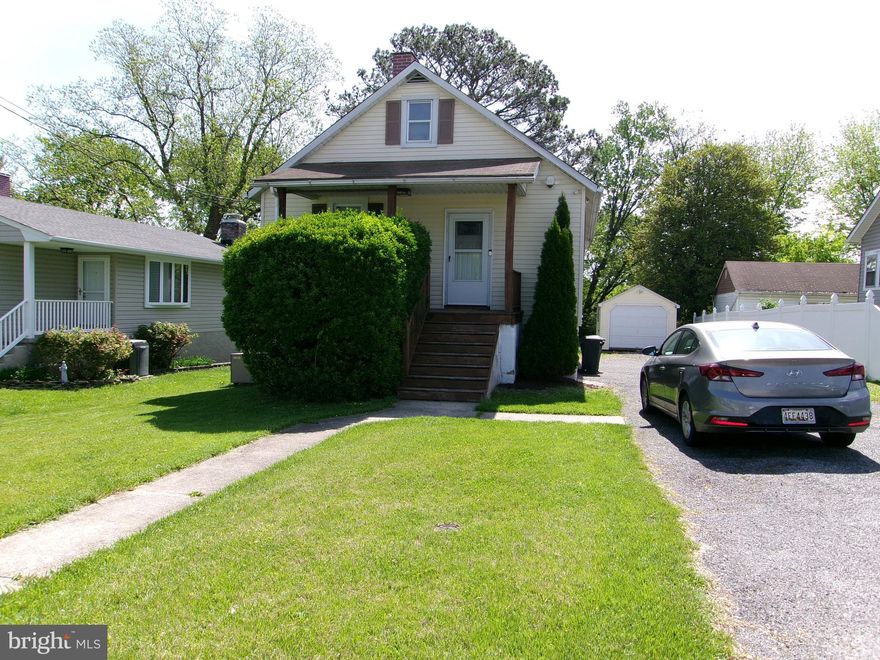 JUST REDUCED!! Great 3 Bedroom 2 Full Bath Cape Cod in Desirable Area.  Live in Property and Plan your Projects as you Enjoy the Privacy and Relaxation! Dead End Street. Little to no Traffic. Seller will Convey with the Property Brand New, Still in the Boxes, Stove, Dishwasher, Microwave and 5 Brand New Windows. There is also a New Handrail for Upstairs.  Washer and Dryer Convey. Hallway has Shiplap Wall Paneling, Newer Floors, Lower Level carpeting, Laundry and Storage Area, Workshop and Room under the back porch.  Large Rear Fenced yard with Detached Garage, Long Driveway to fit lots of parking! Ring Camera and Motion Lights installed.  Also includes an Eufy Security Camera.  Must See! So Many Amenities, Come Bring Your Finishing Touches. PROERTY IS BEING SOLD  "AS IS".