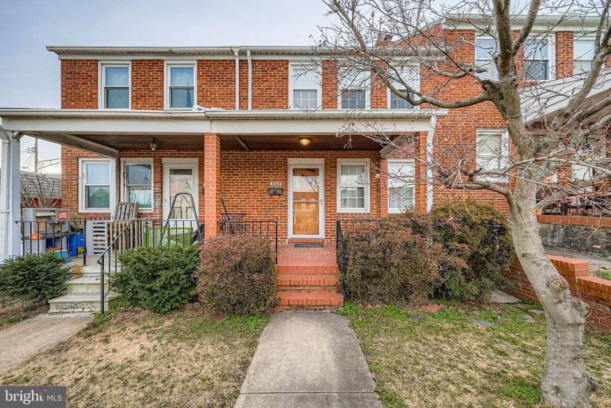 Welcome home to this charming 3 bedroom, 1 1/2 bath townhome in the heart of Eastwood in Baltimore County. The main level features a spacious living room flowing into a separate dining room, both with beautiful hardwood floors and abundant natural light. The kitchen offers room for a small table and includes a large pantry for added storage. Upstairs you’ll find three spacious bedrooms, all with hardwood flooring, and a full bath. The partially finished lower level makes a great family or rec room, or potential 4th bedroom, and includes a separate laundry/workshop or storage area with a convenient half bath. Enjoy mornings on the covered front porch and cookouts on the covered rear patio overlooking the fully fenced backyard. Conveniently located near shops, restaurants, and major commuter routes. Whether you’re looking for your next Home Sweet Home or a great investment property, this Eastwood Gem checks all the boxes!