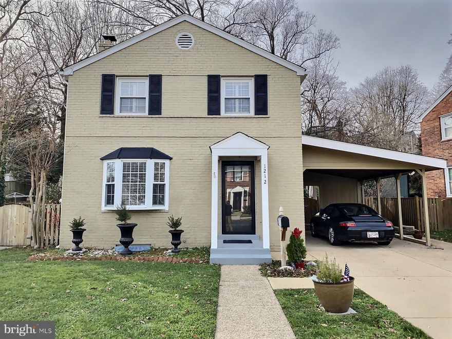 Check out this beautiful all updated 2 bedrooms & 2 baths brick colonial located in a very desirable neighborhood.   It comes with a huge sunroom , finished basement ,carport, covered BBQ station, trex patio and many more...