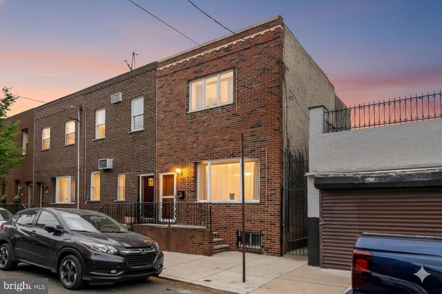 Welcome to 1201 Dickinson Street, Philadelphia, PA 19147.  Here’s your opportunity to own a classic Philadelphia rowhome in one of the city’s most beloved neighborhoods. Situated on a sunny end lot in Passyunk Square, this 3-bedroom, 1 and a half -bath home offers so much potential — ready for your vision, your updates, and your dreams. Inside, you’ll find a bright and spacious layout just waiting for a refresh that matches your style.   The first floor features a traditional entryway that helps keep the weather outside.  The open floor plan is ideal for todays buyers.  A large living, dining and eat in kitchen complete the floor.  The upper lever features a large primary bedroom, 2 additional guest rooms and a hall bath.  The lower level has an area perfect for entertainment usage, a half bath, plus an additional area for all the mechanicals and the laundry room.   This property is also an end of row, allowing a possible consideration for a 3rd level.  1201 Dickinson Street is more than just a property — it’s an opportunity to plant roots in one of Philadelphia’s most dynamic neighborhoods. Whether you’re looking for your first home, your next project, or a space to grow into, this is a place where your vision can truly come to life. Move in, make it yours, and love where you live.  Images are virtually staged and updated on what could be your new home with creativity and vision.