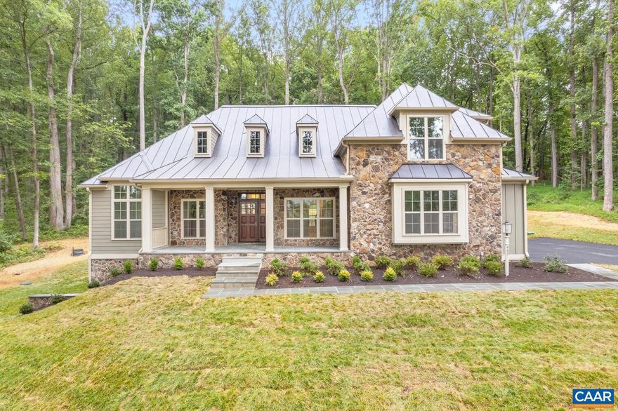 Highly sought-after Newport plan blends luxury design, quality craftsmanship, and modern living! Set on a scenic 1-acre homesite with breathtaking mountain views, this home offers the perfect balance of comfort and function. The light-filled main level features a private study, an expansive owner?s suite, two secondary bedrooms with a shared full bath, and an open-concept great room with soaring vaulted ceilings and a gas log fireplace.The gourmet kitchen and spacious dining area are ideal for both entertaining and everyday living. Upstairs, a finished bonus room with a full bath provides flexible space for a guest suite, hobby room, or media lounge. High-quality finishes include 2x6 exterior walls, a custom Mahogany front door, wood shelving throughout, and a zoned 15 SEER HVAC system. With public water and sewer, a 2-car side-load garage, generous storage, and easily accessible mechanicals, this home is just as efficient as it is elegant. Walkable to both Downtown Crozet and Old Trail, this rare opportunity offers the best of location and lifestyle. And with the ability to make interior selections alongside our talented Design Coordinator, you can truly design the dream home you've always wanted and move-in by March 2026!,Granite Counter,Maple Cabinets,Painted Cabinets,Wood Cabinets