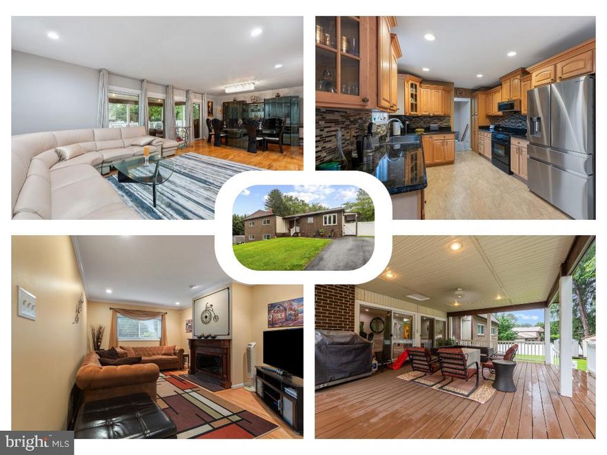 Welcome to 2000 Jolly Rd – A Spacious Rancher situated on a corner lot in the highly sought after Green Gate Neighborhood!
This beautifully updated 4-bedroom, 3-bathroom raised rancher offers over 3,600 square feet of living space on a generously sized corner lot! Perfect for comfortable family living and elegant entertaining, this home is full of custom upgrades and thoughtful features throughout.
Step inside from the covered front porch to discover a custom eat-in kitchen featuring maple cabinetry, granite countertops, custom backsplash and an oversized farmhouse sink – a true centerpiece for culinary creativity. Adjacent to the kitchen, you find yourself in an elegant formal living/dining room combo, ideal for gatherings, while the separate family room with a wood-burning fireplace invites cozy evenings at home.
The upper level primary bedroom suite offers a peaceful retreat with a walk-in closet with built-ins and a private en-suite bath. Aside from 2 generously sized guest bedrooms, The recently remodeled upper-level guest bath features dual vanities and modern finishes, adding convenience and style for guests or family.
The fully finished walk-out basement expands your living space with a large great room, 4th bedroom, 3rd full bathroom, oversized laundry room with an upper-level laundry chute, private office, a separate gym, and a dedicated workshop/storage area.
Outside, enjoy a covered deck perfect for year-round entertaining, not 1, but 2 storage sheds,  a custom vinyl privacy fence, and two driveways providing parking for up to 9 vehicles (main driveway fits 6 cars; while the auxiliary driveway fits 3). Updates include a new roof and HVAC system (2023), along with vinyl replacement windows for energy efficiency and peace of mind.
Located just minutes from Quarry Lake's upscale shopping and dining, and with easy access to I-83, I-695, and I-95, this home offers the perfect combination of space, style, and convenience.
Don't miss your chance to own this one-of-a-kind rancher in one of Pikesville’s most desirable neighborhoods!