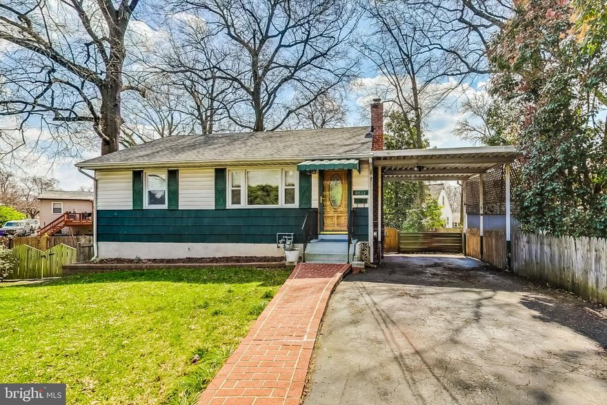 Charming single family home located in College Park with brick walkway! Available now, this 2 bedroom, 1 bath home boasts  gleaming wood floors throughout main level. Enter into a spacious living area -- the main level features kitchen, dining room, and living room. A beautiful sunroom with abundant natural light opens into a fenced, private backyard! Bedrooms located on main level including a large primary bedroom. A hall bath completes this level. The finished basement features a huge recreation room, a workshop, laundry room and plenty of storage! This home is just two miles from University of Maryland. Easy access to I-495 and close to shopping and a local park!