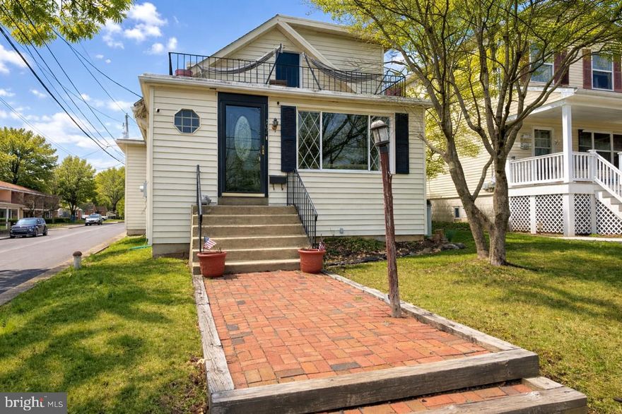 Don’t miss this charming 1200 sq ft Cape Cod in Telford Borough!  Ideally located close to town, the library, and the park, this home offers both convenience and comfort. The first floor features two bedrooms, a full bathroom, and an open layout with a spacious living room, a large dining room with beautiful hardwood floors, and an updated kitchen.  Upstairs, you’ll find a massive primary suite complete with plenty of closet space, a full bath, and your own private balcony—perfect for relaxing mornings or evenings.  Out back, the possibilities are endless with a 1,000 sq ft garage—ideal for car or motorcycle enthusiasts, or easily transformed into a game room, home theater, or fitness space. Between the house and garage, enjoy a fenced-in yard perfect for pets or outdoor entertaining. Open House: Saturday, 12–2 PM.  Come see all this unique home has to offer!  Home Warranty included with purchase!