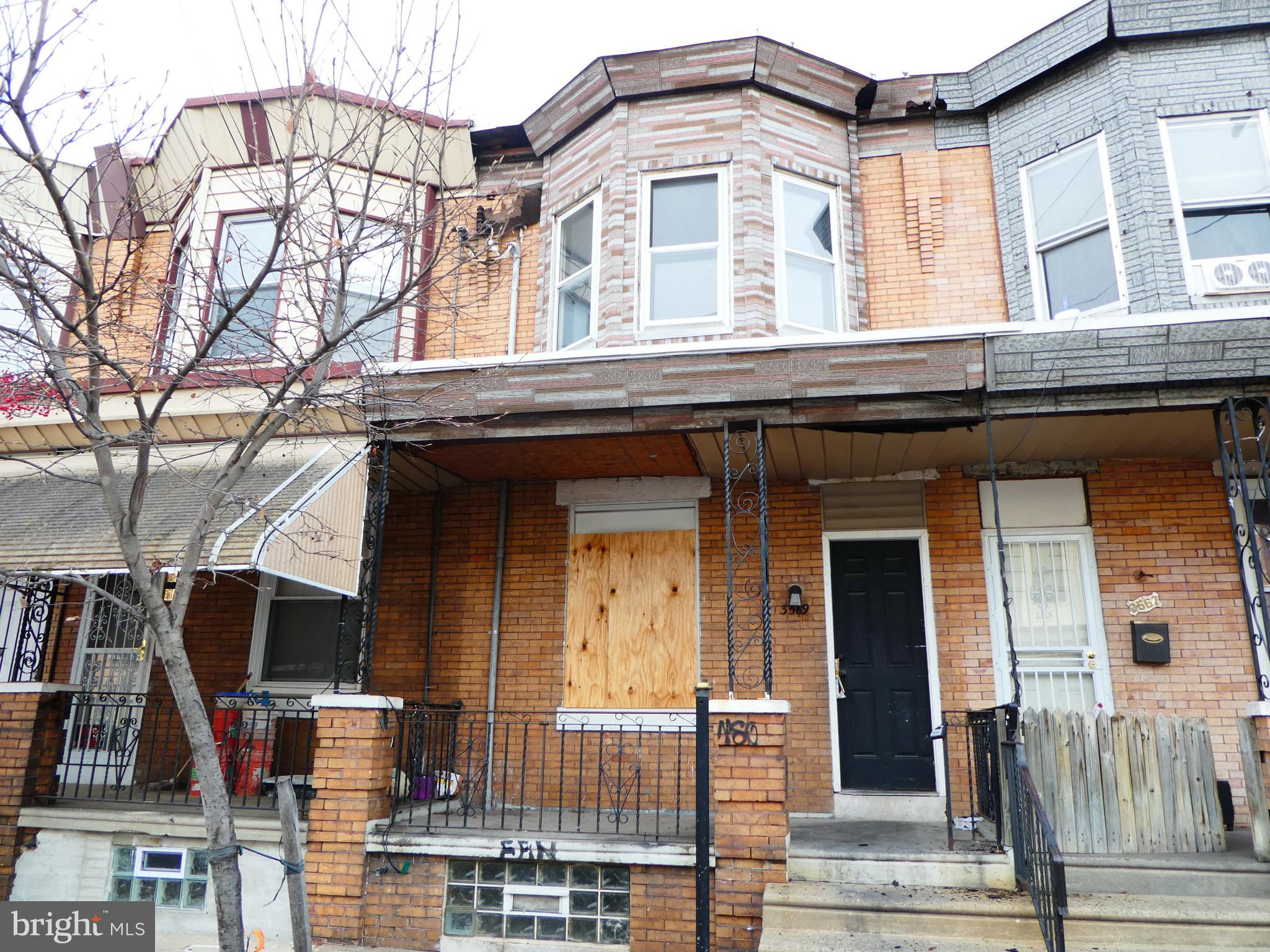 **HARROWGATE INCOME PRODUCING RENTAL** This property is newly leased for $1,075 per month. Perfect for an investor looking for an additional rental for a good price. The first floor has charm with the original finished stair railing and archway separating the living and dining. The rear kitchen is a nice size also. There is a rear patio which is amply enough for furniture and a grill. The 2nd floor has 2 nice bedrooms and a hallway bath with newer vanity and shower/tub combo. It is being sold Occupied/AS-IS with inspections for informational purposes only. No additional repairs will be made. Schedule your tour today! It is suggested buyer use MBA Abstract for title.