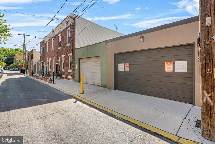 Prime investment opportunity in Fishtown. Meticulously maintained garage equipped with electric and security system. 4+ car parking.