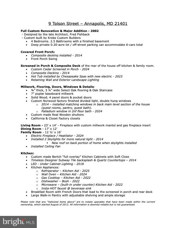 WEST ANNAPOLIS - Residential