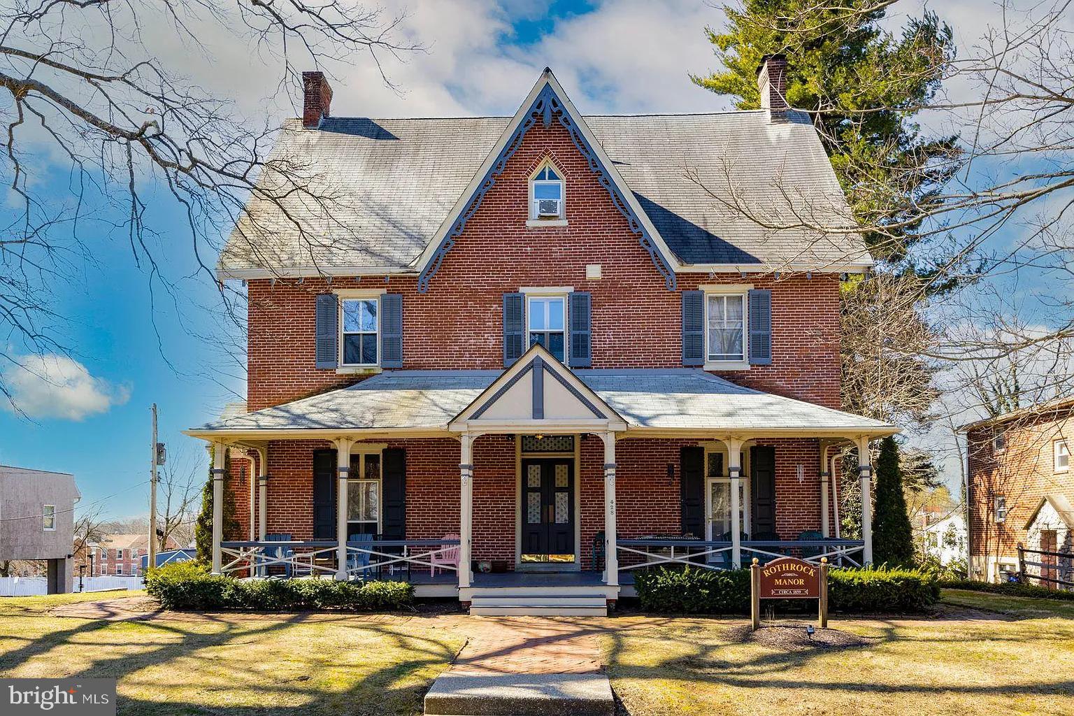 West Chester Boro walking distance to town- Only 1 person designated as a full-time student can reside here. Tenants only pay electricity here. Plenty of Free Street non-permit parking. Magnificent Rothrock building circa 1859. corner of Lafayette and N. Church across from the library. Offers free on-street parking. Magnificent classic building in the Heart of West Chester borough. Front porch, digital security lock entry. Up the flight of stairs turn right to unit #4. Entrance to hall to full bathroom Huge Livingroom (13.6 x14), decorative fireplace, high ceilings throughout and large window, with a closety. The main bedroom (13.5 x 14) 2 closets one being a slider closet, 2 windows Northeast Facing. Galley kitchen with granite counters, gas range and small pantry area. The Main focal point is the octagonal shaped room (14.10 x 14) can be a 2nd bedroom, office/den bonus room whatever your needs. This amazing apartment features 10-foot+ ceilings, gorgeous plank type hardwood floors t/o no carpeting. Coin operated laundry in basement, and potential storage. Common lawn and porch area available with this incredible building.
12 months or more preferred. pets on case-by-case basis. Tenant only pays gas, electric and internet if they choose. Smoking only outside in the yards. Please only inquire if the totals gross monthly income is at least 2.5-3 times the monthly rent. Credit scores of 650+ and at least 2-3 month's rent up available up front.