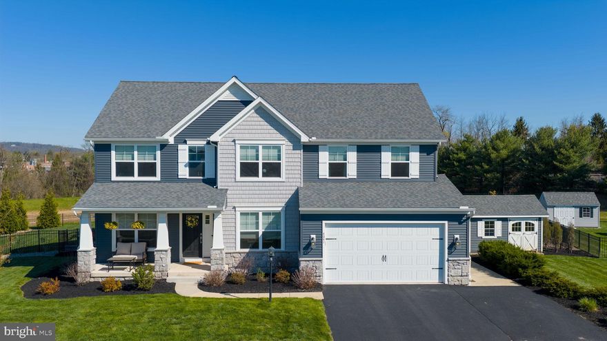 Turn-key outdoor living at its finest! This home shines with an incredible backyard designed for entertaining, featuring a heated in-ground pool, spacious deck with low-maintenance Trex decking, and a dedicated firepit area and an outdoor bar with a built-in bbq gas grill! The interior showcases a spacious, bright, and open layout—perfect for entertaining. The kitchen features stainless steel appliances, a center island, quartz countertops, and a cozy breakfast nook, all flowing seamlessly into the family room. Just off the foyer, two versatile flex spaces offer the ideal setup for home offices or formal living and dining areas. A convenient powder room and mudroom complete the main level. The finished lower level provides additional living space with a family room, recreation area, and a full bath—perfect for guests or everyday use. Upstairs, you’ll find a generous loft area, a convenient laundry room, and a spacious primary suite with a private en-suite bath. Three additional nice sized bedrooms and a full bath complete the upper level. Great location in Donwood Estates. This home is conveniently located to schools, restaurants, shopping, and local amenities. Easy commute to I-83 and Rt.30.