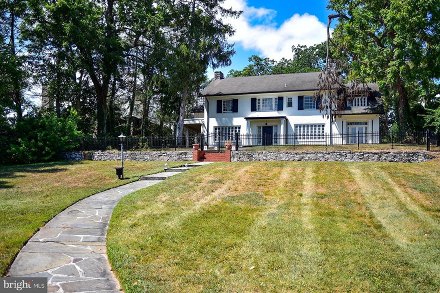 Live in timeless elegance in this magnificent historic stately home, perfectly situated on highly sought-after The Terrace in Hagerstown’s North End! Offering over 7,000 square feet of living space on a sprawling .83-acre lot stretching from The Terrace to Forest Drive, this impressive Federal-style residence showcases unmatched architectural beauty, charm, and grandeur. With 7 bedrooms, 4 full baths, 3 half baths, and 6 fireplaces, this remarkable property is a true icon. The current owner has invested in thoughtful restoration projects, preserving the home’s historic character while adding modern updates. Step inside to a grand foyer with a turned staircase and rich hardwood floors, setting the tone for the craftsmanship and detail throughout. The main level boasts an expansive living room with a fireplace and dual French doors opening to a side patio, a formal dining room with its own fireplace, a cozy den with porch access, and an elegant office with another fireplace. The remodeled kitchen includes a pantry and adjoins a casual dining area, mudroom, laundry room, and back entrance, along with a convenient half bath. Upstairs, the owner’s suite features a fireplace, spacious closets, built-ins, a versatile attached room—ideal as a sitting room, nursery, or dressing room—along with a beautifully renovated high-end bathroom. Additional bedrooms are well-sized, including one with a fireplace and others connected by Jack-and-Jill baths, offering both charm and functionality. The home also includes a huge unfinished attic and a basement with a half bath, providing endless storage or future expansion potential. Outside, enjoy the fully fenced yard, a long circular driveway, and a detached 2-car garage. This one-of-a-kind property is not just a home—it’s a piece of history. Perfectly located near I-70, I-81, schools, restaurants, shopping, parks, and neighborhood favorite Gordon’s Grocery, it offers the rare opportunity to own one of Hagerstown’s most distinguished residences. Don’t miss your chance to call this historic treasure yours!