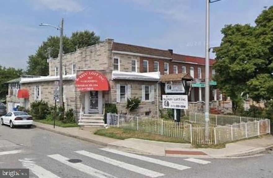 Exceptional Commercial Opportunity in Baltimore's Revitalized Main Street Corridor!
Unlock the potential of this prime corner property, ideally situated at the high-visibility intersection of Rt 2/S. Hanover and Potee Streets. This strategic location serves as a gateway to the city from Anne Arundel County, that has always been high traffic intersection but currently offers unparalleled exposure benefiting from the significant traffic of the Key Bridge/695 detour. 895 is only seconds away, with 95, 695, Baltimore Peninsula, Federal Hill & the light rail less than 5 minutes & downtown Baltimore & 295 less than 10 minutes, all a straight shot continuing up S. Hanover St. where you'll also find the new Baltimore water trails in construction that expand through Baltimore's newest neighborhood, Baltimore Peninsula. Along the way, enjoy the multiple restaurants, retail & newly renovated Garrett Park that overlooks the city.
This versatile 2,000+ sq ft building presents a unique value proposition. Capitalize on the "Main Street" commercial grant opportunity that funds exterior renovations, enhancing its appeal, as most of the businesses on the street have taken advantage of in the past year as the neighborhood continues to transform. The property, formerly a successful pet grooming business, is remarkably well-equipped for a similar operation with two bathrooms, two extra tubs, and three additional sinks with upgraded PVC plumbing throughout & for other business ventures, a full gut renovation can customize all your needs! The main level is expansive, the upstairs is configured as a two-bedroom unit with a separate entrance option that offers the potential for mixed-use zoning, providing an additional income stream or owner-occupancy. Complementing the main building is a two-car garage with ample storage and a full, walk-out basement, and plenty of street parking.
Don't miss this rare chance to invest in a dynamic neighborhood on the rise! While an offer has been presented, the seller is actively exploring all options. Ask agent for walk through video link!