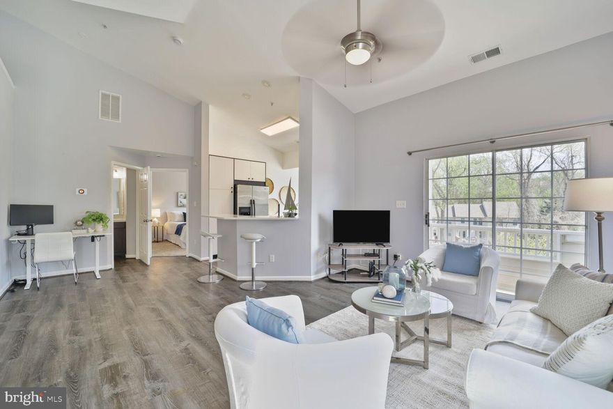 Welcome to the 2004 Peggy Stewart Way!  Unit #209 is a gem of a condo of Tidewater Colony—remodeled to perfection and ready for its next proud owner.  This stunning 2 bedroom, 2.5 bath home features soaring cathedral ceilings, an abundance of natural light, and an open, airy floor plan designed for both comfort and style.  Enjoy cooking in the brand-new kitchen (2024) complete with sleek quartz countertops, modern cabinetry, and stainless steel appliances.  The spacious living area showcases luxury vinyl plank flooring, fresh paint, cozy fireplace, and upgraded lighting throughout. Retreat to the expansive primary suite with an en suite bath for your own private oasis. This rare unit offers direct garage access via a private in-unit elevator—perfect for convenience and accessibility. The elevator’s internal wiring system has been fully replaced, and the one-car garage is ideally located in the middle of the building.  Additional highlights include newer windows, a newer HVAC system (2023), and a recently replaced hot water heater. Tidewater Colony offers unbeatable amenities: pool, clubhouse, fitness center, and playground—all just minutes from vibrant Downtown Annapolis and commuter routes to D.C. and Baltimore.  Schedule your tour today!