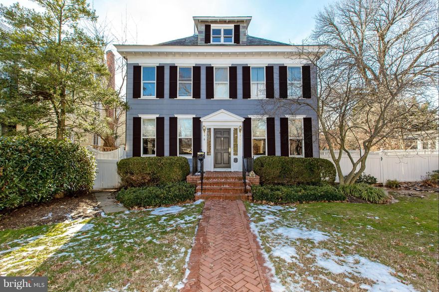 Exquisite colonial revival in the heart of Chevy Chase w/5BR/3.5BA on a lot and a half. This home has been thoroughly renov & a large 2-story addition was added to provide a designer Kit w/adjacent Sun Room that opens to Family Room, fabulous Great Room & an Office. The fam room opens to landscaped yard w/flagstone patio & pool. Fourth lvl is lrg 1BR/1BA suite w/it's own LR.