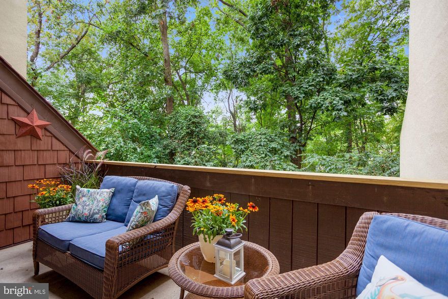 Unbelievable location! This beautiful 2 BD/2.5BA piggy back townhouse has everything at your fingertips. Located just north of the Village at Shirlington,  Concord Mews is less than a mile from 2 dog parks, Four Mile Run Trail,  2 Community gardens, Barcroft Recreation Center and Walter Reed Community Center.   
Nestled in the woods, this updated home has 2 bedrooms on the main level as you walk in.  Each with their own ensuite.  Walk downstairs to the dining room, living room and kitchen.  The house has lovely light grey laminate flooring, recessed lights in the living room and a balcony to enjoy the serene wooded view.  The kitchen has granite countertops and stainless steel appliances. 2 storage closets, allow ample room for extra items.  There are 2 parking spots plus 1 guest parking pass.  With a community pool and your own balcony you may not need to go anywhere but there is a lot to do if you want to enjoy the ease of going out. Within minutes you can be having dinner at one of the many yummy restaurants in Shirlington , then catch a movie or see a show at Signature Theatre. Or go in the opposite direction to eat at Puppatella  or Bob and Edith's Diner on Columbia Pike and  see some comedy at the Arlington Cinema and Draft House.