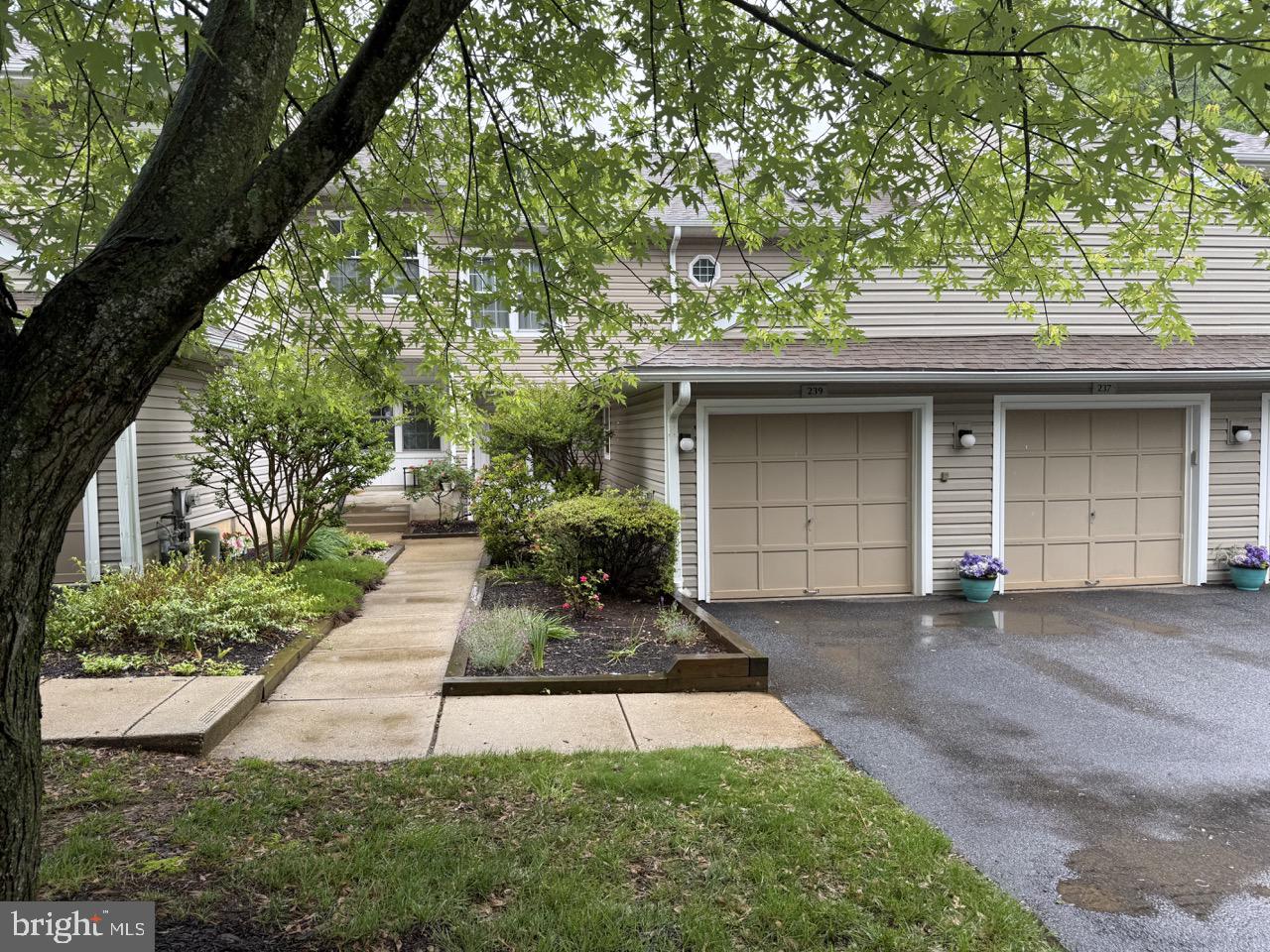 Unbelievable rental opportunity in desirable Darlington Woods!! This immaculate 2 BR 2.1 Bath home has been meticulously upgraded throughout and truly shows like a model home! Gleaming hardwood floors throughout this thoughtfully updated home. Bright and cheery Eat-in Kitchen with custom tile backsplash and new appliances. Dining Area has sliders that access a private rear patio. Spacious Family Room is perfect for entertaining. This level is completed with laundry, an updated Powder Room and access to the attached garage! Upstairs, the Main Bedroom has multiple closets and an expansive spa-like bath that has been totally updated! Large guest bedroom accesses an updated Center Hall bath. Take advantage of the community pool, fitness center and easy access to all major routes! This home is ready to go!!!