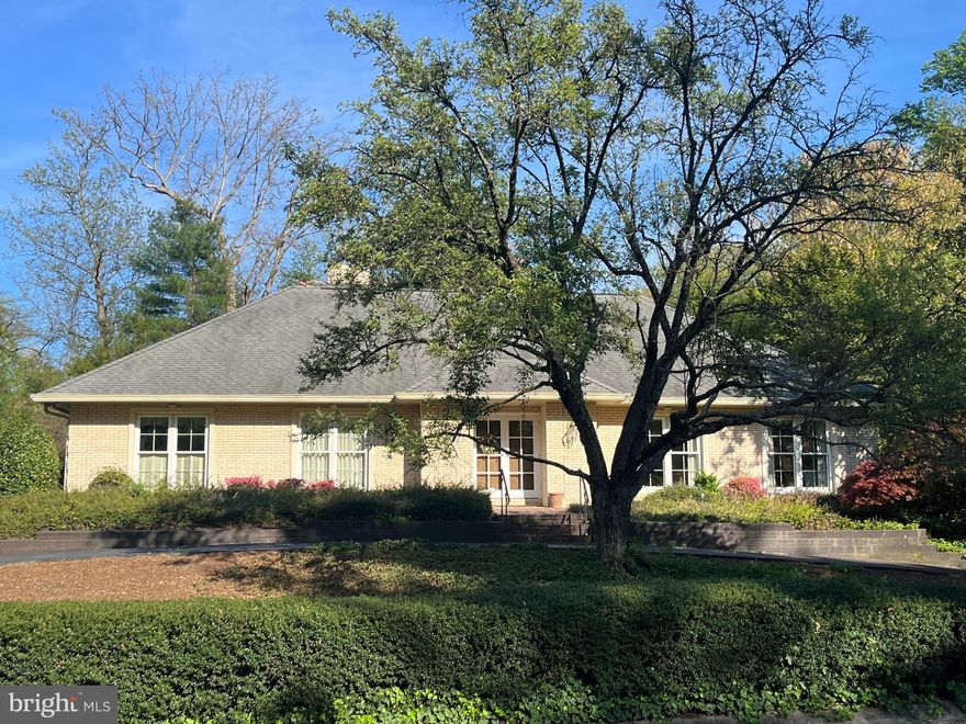 Open House is Cancelled today, 5/12th.  Happy Mother's Day! A beautiful brick home with Hip roof situated on a quiet cul-de-sac street in the desirable Glen Haven Farms.  Close in - just on the McLean border.  The .59-acre yard has been landscaped to provide private and elegant entertaining space as well as family divertissement.  The circular driveway and sideload garage serve to give the house a pleasing silhouette.  Step inside to discover an inviting and spacious foyer with its soaring ceiling, slate floor, and an abundance of natural light.   The main level offers an expansive floor plan for family and friend gatherings.  To the right, the formal living room is large and exudes warmth and elegance.  To the left, is the spacious formal dining room, also with a 2-story ceiling and a wood burning fireplace making it perfect for hosting memorable dinner parties.  Adjacent to the dining room, the kitchen features a sunlit breakfast area, large island with cooktop, double ovens and ample cabinetry and pantry for storage.   The adjoining family room is an inviting space to relax and unwind with a wood burning fireplace, creating a perfect ambiance for cozy evenings at home and a sliding glass door leads out to a private patio, where panoramic views of the surrounding nature provide a serene backdrop.   Also, on the main level, the primary suite awaits, offering a peaceful sanctuary with a gas fireplace, a full ensuite bathroom with double vanity, oversized soaking tub, separate shower,  a large walk in closet and an additional smaller closet.  French doors lead to the patio for morning coffee.  There are two generous sized bedrooms on the upper level with balconies overlooking the private backyard and a Jack and Jill bathroom. The lower level has a fourth bedroom with a full bathroom providing ample space for family or guests and a spacious recreation room with a fireplace.  This could easily be a fifth bedroom if one desired. French doors lead out to fabulous side yard.   Additional space can be used for a second home office with plenty of built ins.  There is also a bonus room which was used for gym.   Other features of this remarkably spacious residence include a private study on the main level, a laundry/mudroom with built-in storage and a two-car garage just off the kitchen - unloading the groceries is a breeze.  Its location can hardly be bettered. So close to Route 7, 495, and 267 takes you to the Dulles airport - arrive  in only 15-20 mins.   It affords alternate routes for commuting quickly and efficiently. The schools are excellent Fairfax County, Colvin Run ES, Cooper MS and Langley HS and private schools are also close by for residents who want them. Quick access to Silver Line metro. Plenty of restaurants and shopping at Tysons, Capitol One, The Boro - so many choices.  Some favorites are up-market Patsy's American and  Mookies BBQ in Great Falls Village. Elegant renovations will bring this home close to $2,000,000 and of course, who wants to work night and day to get a pretty garden established when the owner has already worked so hard for this.   Picture yourself relaxing in the gorgeous backyard all ready for your enjoyment.  Total square footage is approximately 5,000 sq. ft.   This is a sound investment with potential for excellent equity increases. How glad you will be that you have bought this easy to live in home. Enjoy strolling down the street with/without dogs.  Stop by for fishing at the pond if you have the time.   Public water, sewer and gas.  One cannot help but enjoy the comfortable lifestyle enjoyed by Glen Haven residents.