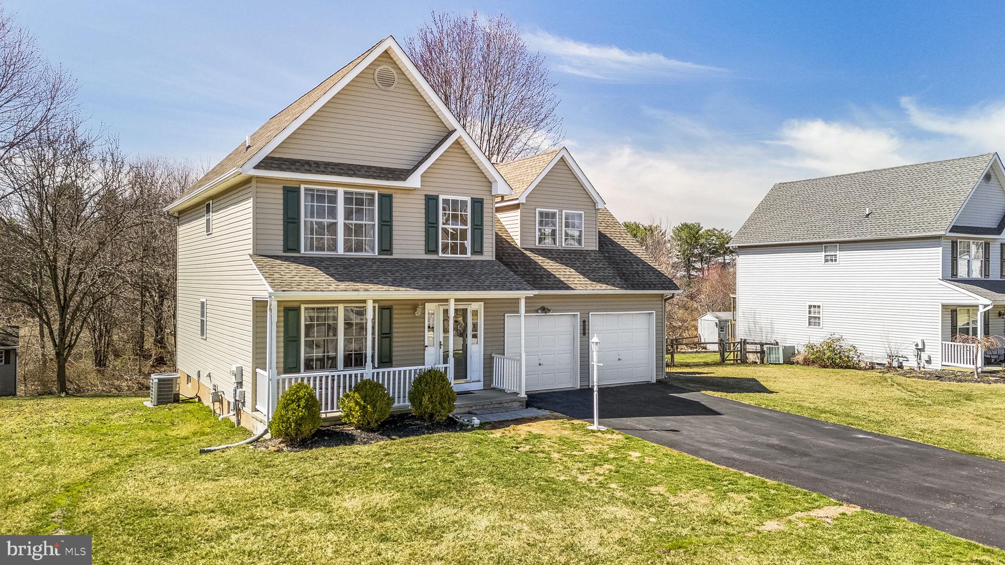Still Searching For That Special Place To Call Home?
Your Search may be over! Located in picturesque Southern Chester County this beautiful home in Oxford's Brookside Estates is a must see. As you walk up you are greeted by a full length front porch. Inside you step into the 2 story foyer with a comfortable living room to the left. Down the hall is a large eat-in kitchen with wood cabinets & black appliances. Off the kitchen is the laundry room with a utility sink. Siding doors in the kitchen lead to a wonderful covered/open deck which would be great for a quiet cup of coffee, or hanging out with friends, even on a rainy day! Also off the kitchen is the family room with a cathedral ceiling, fireplace and recessed lighting. Upstairs is a spacious master bedroom with raised ceiling, sitting area, two large closets, a walk-in closet, and an ensuite bath with a stall shower. Off the upstairs hallway are two more nicely sized bedrooms and a hall/guest bath with a tub shower. The full unfinished basement is a walk-out with a door under the covered deck. Outside the mostly level yard backs to a wooded area with a shed for the yard tools & toys. In addition to the attached two car garage, the double-wide driveway has ample off street parking. Oxford is located in Southwestern Chester County near US RT 1. It is convenient to Philadelphia, Harrisburg and Baltimore, Lancaster County attractions and Hershey PA. minutes from Maryland's upper eastern shore and about 2 hours from Delaware beaches.