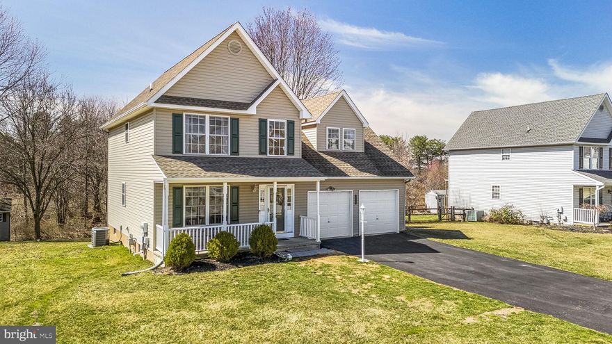 Still Searching For That  Special Place To Call Home? 
Your Search may be over! Located in picturesque Southern Chester County this beautiful home in Oxford's Brookside Estates is a must see. As you walk up you are greeted by a full length front porch. Inside you step into the 2 story foyer with a comfortable living room to the left. Down the hall is a large eat-in kitchen with wood cabinets & black appliances. Off the kitchen is the laundry room with a utility sink. Siding doors in the kitchen lead to a wonderful covered/open deck which would be great for a quiet cup of coffee, or hanging out with friends, even on a rainy day! Also off the kitchen is the family room with a cathedral ceiling, fireplace and recessed lighting. Upstairs is a spacious master bedroom with raised ceiling, sitting area, two large closets, a walk-in closet, and an ensuite bath with a stall shower. Off the upstairs hallway are two more nicely sized bedrooms and a hall/guest bath with a tub shower. The full unfinished basement is a walk-out with a door under the covered deck. Outside the mostly level yard backs to a wooded area with a shed for the yard tools & toys. In addition to the attached two car garage, the double-wide driveway has ample off street parking. Oxford is located in Southwestern Chester County near US RT 1. It is convenient to Philadelphia, Harrisburg and Baltimore, Lancaster County attractions and Hershey PA. minutes from Maryland's upper eastern shore and about 2 hours from Delaware beaches.