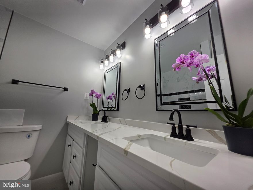 Renovated home! New kitchen has 42" cabinets. New Samsung stainless steel appliances: Slide in  range, French door refrigerator, quiet dishwasher and microwave. New HVAC system. Fireplace in living room. Bathroom has new ceramic tile flooring and new vanities. All new plumbing fixtures throughout house. Large closet in master suite. New vinyl plank flooring in house. Seller prefers to settle at Seller prefers to settle at 
Jacquie's Title Group.