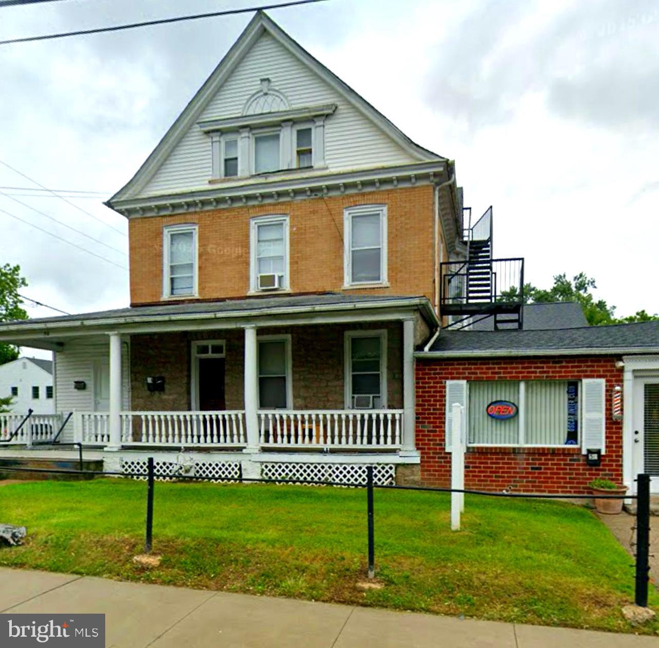 2 Bedroom 2nd floor apartment with Kitchen Living room and 1 bath and Laundry hook up.