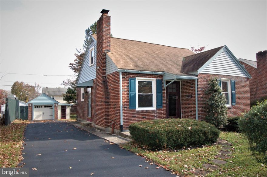 Charming Manor Township Cape Cod with a first floor Master Bedroom.  Formal living room with fireplace.  Nice size kitchen with lots of cabinet space adjoining a nice sized dining area. 2nd-floor bedroom with cedar closets and ample storage. Freshly finished hardwood floors throughout.  Forced air heat with central air conditioning. Enjoy the new deck in the Private back yard.  One car garage with an attached shed for extra storage.