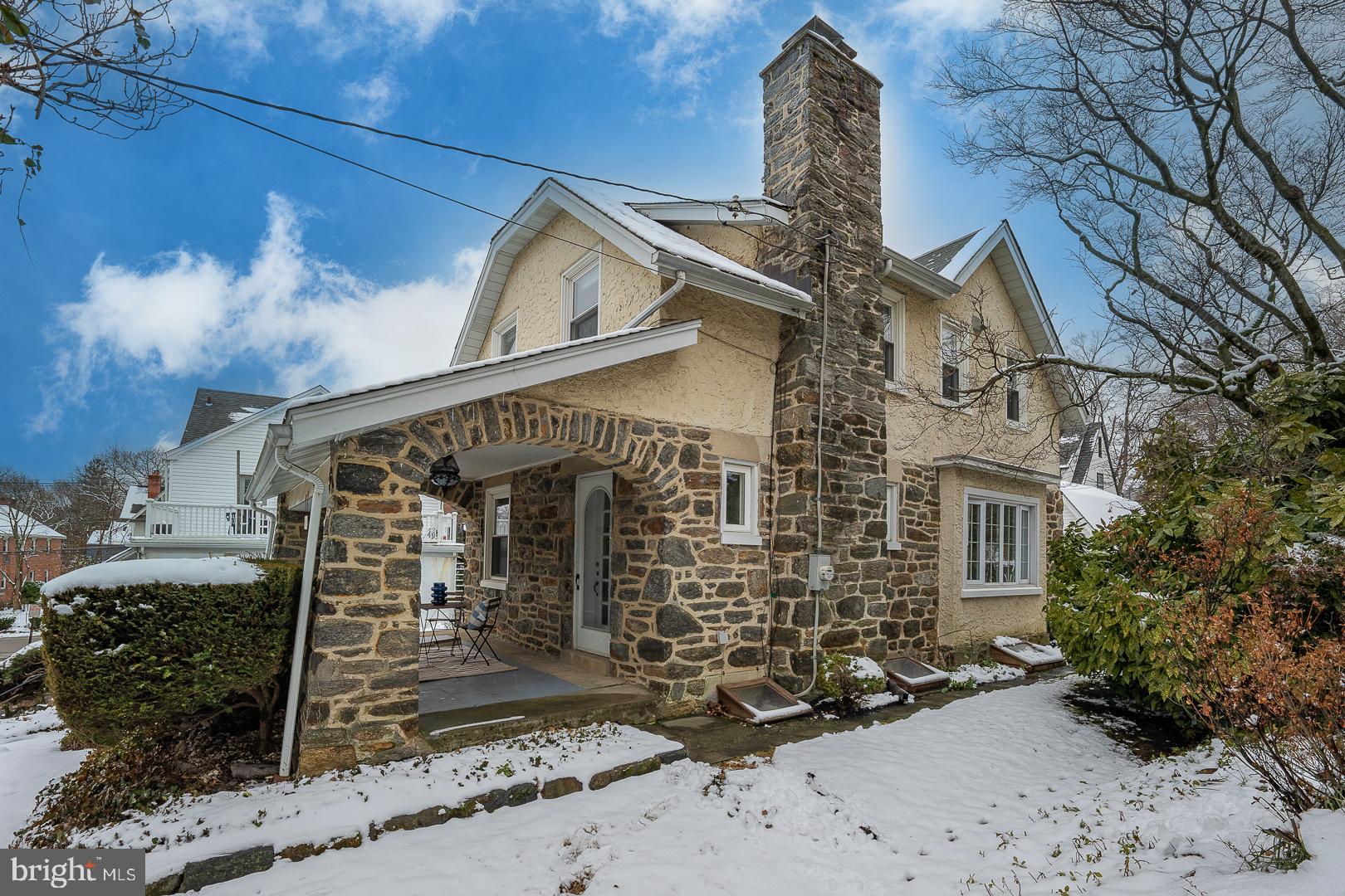 Welcome to 15 Woodbine Ave, a charming single-family home located in the heart of Narberth, PA. This delightful residence offers a private front porch and two separate walk ways on either side of the home.
As you step inside, you'll be greeted by the warmth of beautiful hardwood floors that flow seamlessly throughout the living spaces. The inviting living room and dining area feature elegant built-ins, and a wood burning fireplace providing both functionality and a touch of sophistication. This space is perfect for relaxing or entertaining guests.
The home boasts three comfortable bedrooms, each offering ample natural light and generous closet space, along with one and a half baths for your convenience. The bright kitchen offers access to a rear mud room the half bath.
Stay comfortable year-round with central air conditioning and efficient gas heating. The full basement offers plenty of additional space for storage, or the potential for future expansion, and a Pittsburgh toilet.
Outside, the property includes a large garage, providing off street parking and additional storage options.
Located in award winning Lower Merion School District, close to all major roadways, and walkable to down town Narberth, this home allows for convenient commutes and entertainment.
Make your appointment today!