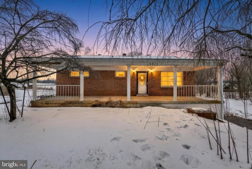 Solid brick rancher built in 1953, situated on nearly a half-acre lot in the heart of Williamsport, MD.  This home offers three spacious bedrooms and one full bathroom, with hardwood floors throughout the upper level and a nice open floor plan that provides great flow and natural light.  An attached garage adds everyday convenience, while the approximately 1000sqft unfinished basement offers abundant storage and endless potential for future living space!

The home is being sold "as - is"  but is well maintained and ready for buyers with a vision and motivation to bring it back to life and make it a home once again. 

Please kindly note that the detached garage is NOT on the property. 

Located in historic Williamsport, known for its small-town charm and proximity to the C&O Canal, Potomac River, and scenic outdoor recreation.  Convenient to local shops, dining, schools, and major commuter routes including I-70 and US-11, making travel to Hagerstown and surrounding areas a breeze.  This is a great opportunity to own a solid home with character, space and potential in a desirable location.