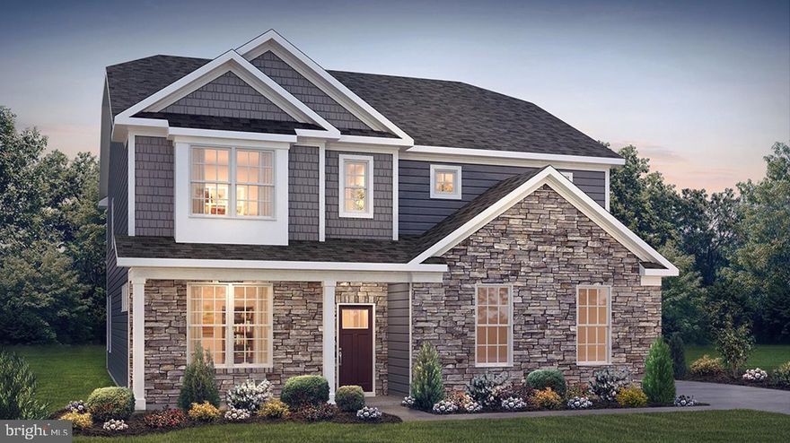 The Hampshire by D.R. Horton is a stunning new construction home plan featuring 3,230+ square feet of living space, 5 bedrooms, 3 bathrooms, a basement and a 2-car garage. The Hampshire is popular for a reason! As you’re welcomed into the home, you’re greeted by the spacious formal dining room, the perfect space to entertain your guests on those special occasions. The foyer opens up to a much desired, open concept living space highlighted by a roomy kitchen with plenty of counter space and a large, modern island overlooking the casual dining area and living room. Tucked off the living room is a downstairs bedroom and full bath – the perfect guest suite or home office. Upstairs you’ll find a large loft area, upstairs laundry and three additional bedrooms, including the owner’s suite, which highlights a cozy sitting area, huge walk-in closet and a luxurious bathroom.
**This home is to be built. Please contact a sales representative for details.**
**Photos are representative and not the actual home.  
**424 Church Road is located at Lot 2